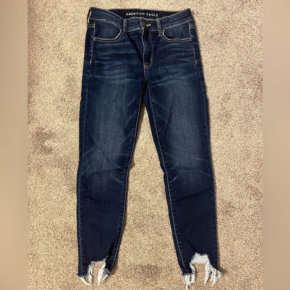 American Eagle next level stretch cropped skinny jeans